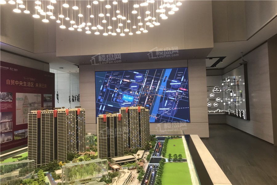 西江瑞府沙盘实景图