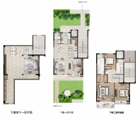 德信烟岚云庄四叠下叠228㎡户型图