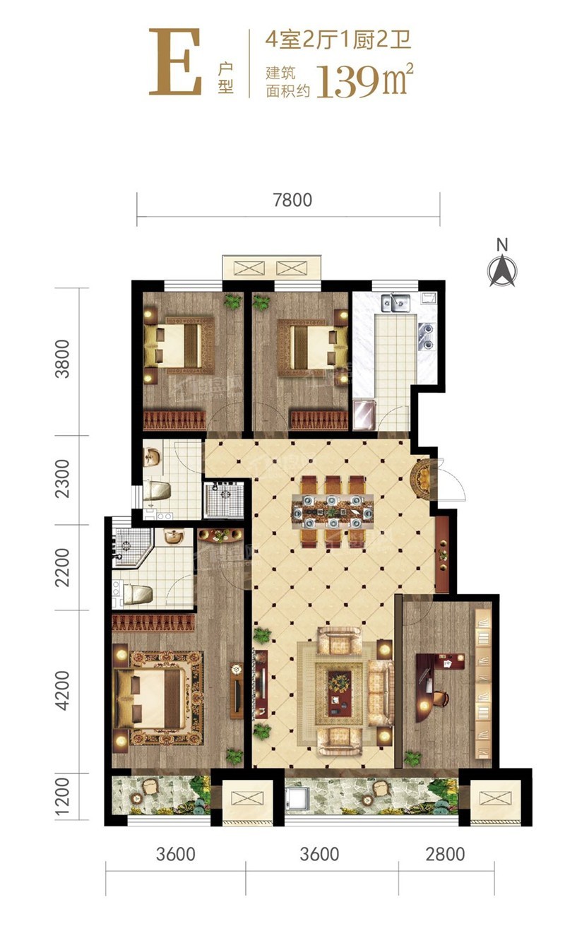 学府澜湾二期图片相册_户型图_实景图-涿州楼盘网