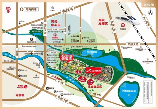 碧桂园·天玺湾位置图