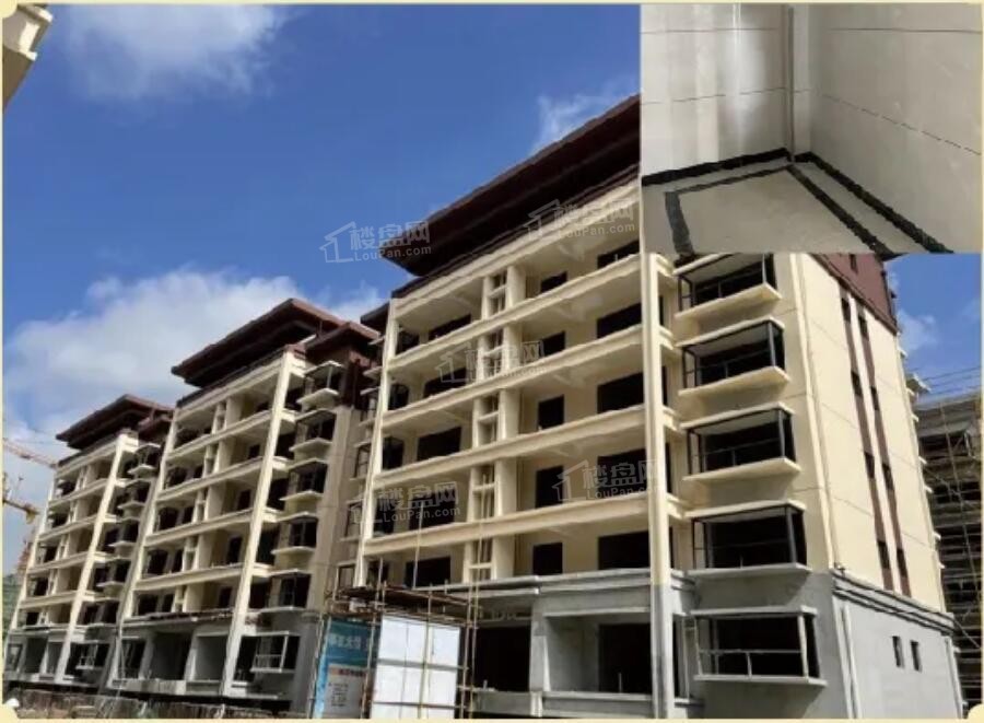 中鼎公园首府一期16#楼外墙涂料已完成(摄于2021-6)