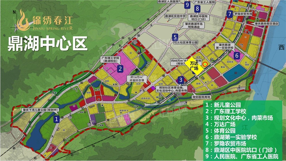 锦绣春江花园位置图