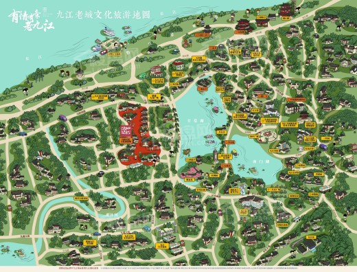 浔阳记忆文化旅游城位置图
