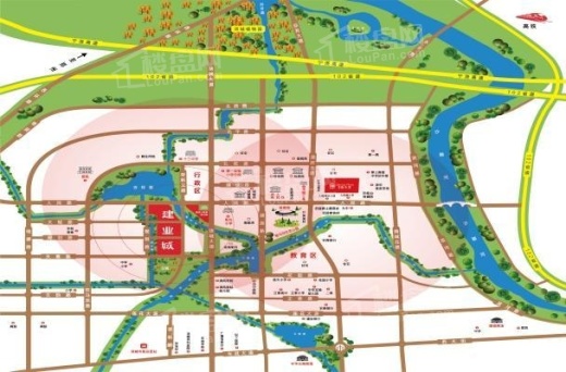 项城建业城位置图