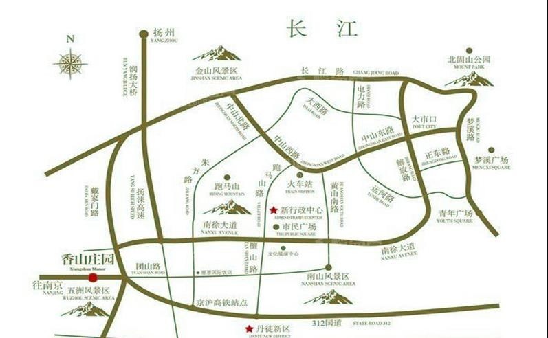 香山庄园位置图