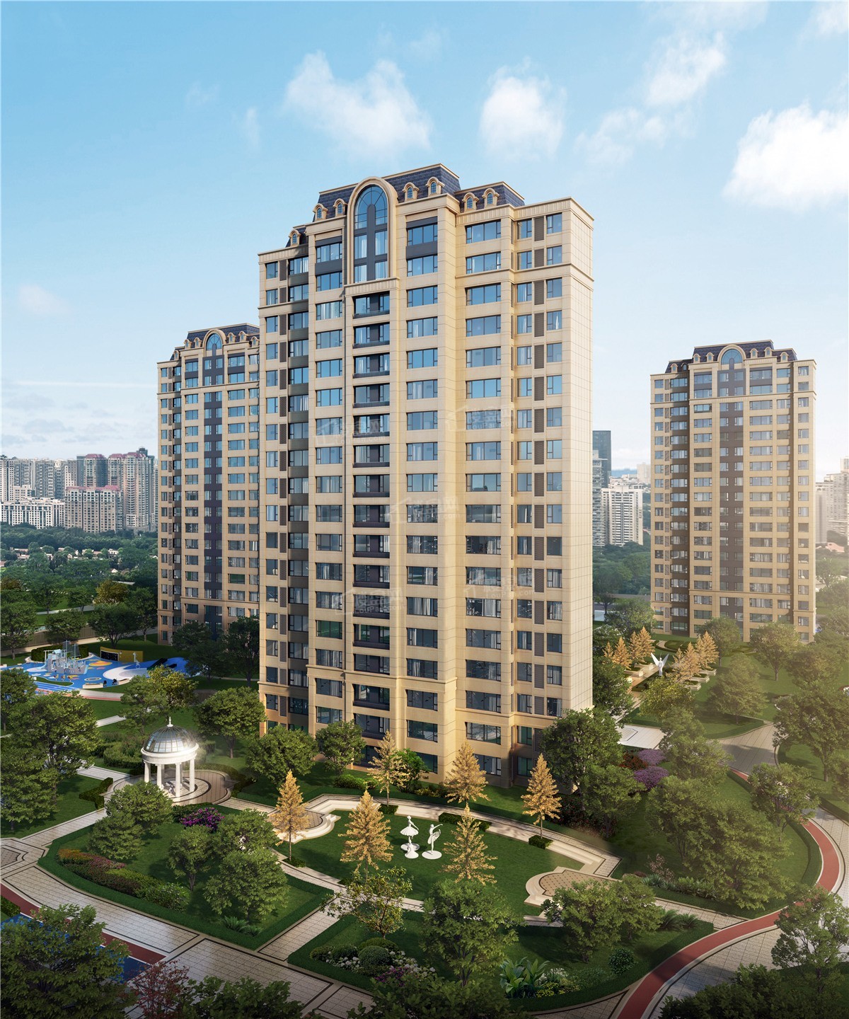 包头绿地·西斯莱公馆效果图_实景图_样板间-包头楼盘网