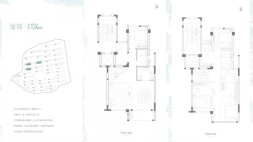 ﻿阳光城象屿登云湖134㎡户型图