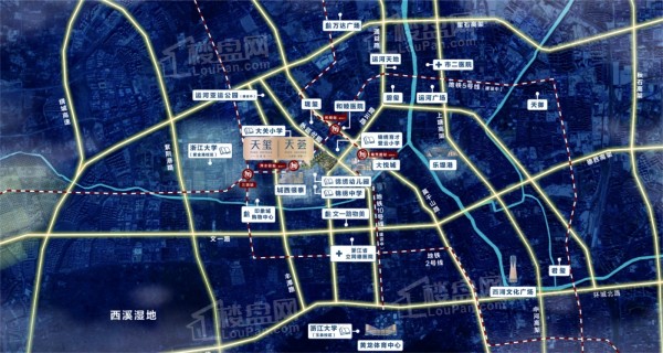 荟品天语城位置图