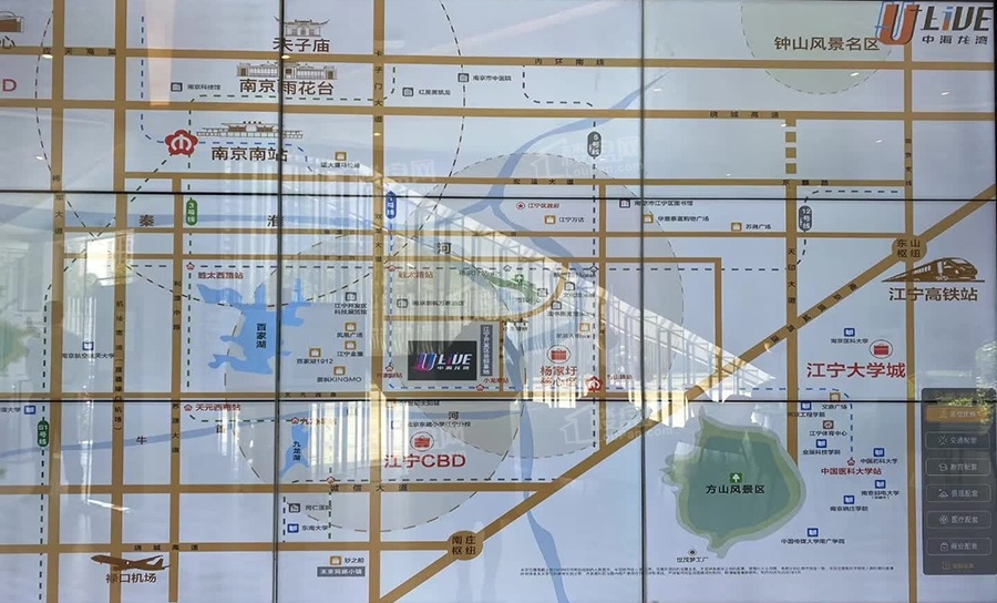 中海龙湾U-LIVE公寓位置图