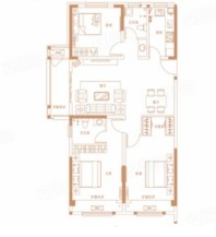 中建森林•观澜三室户型图