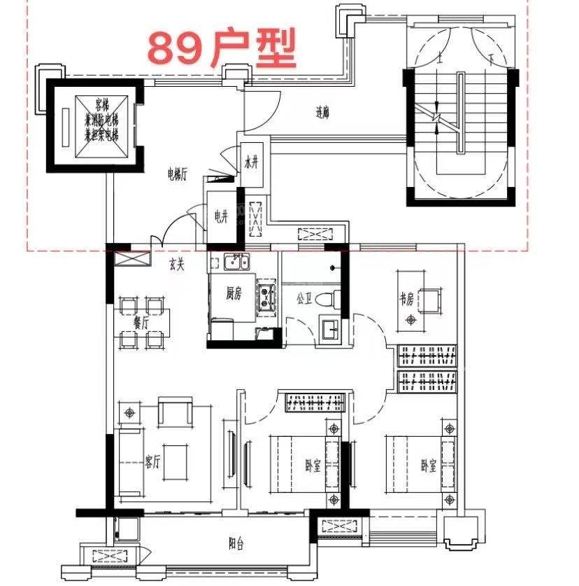 赣州嘉福未来城户型图图片