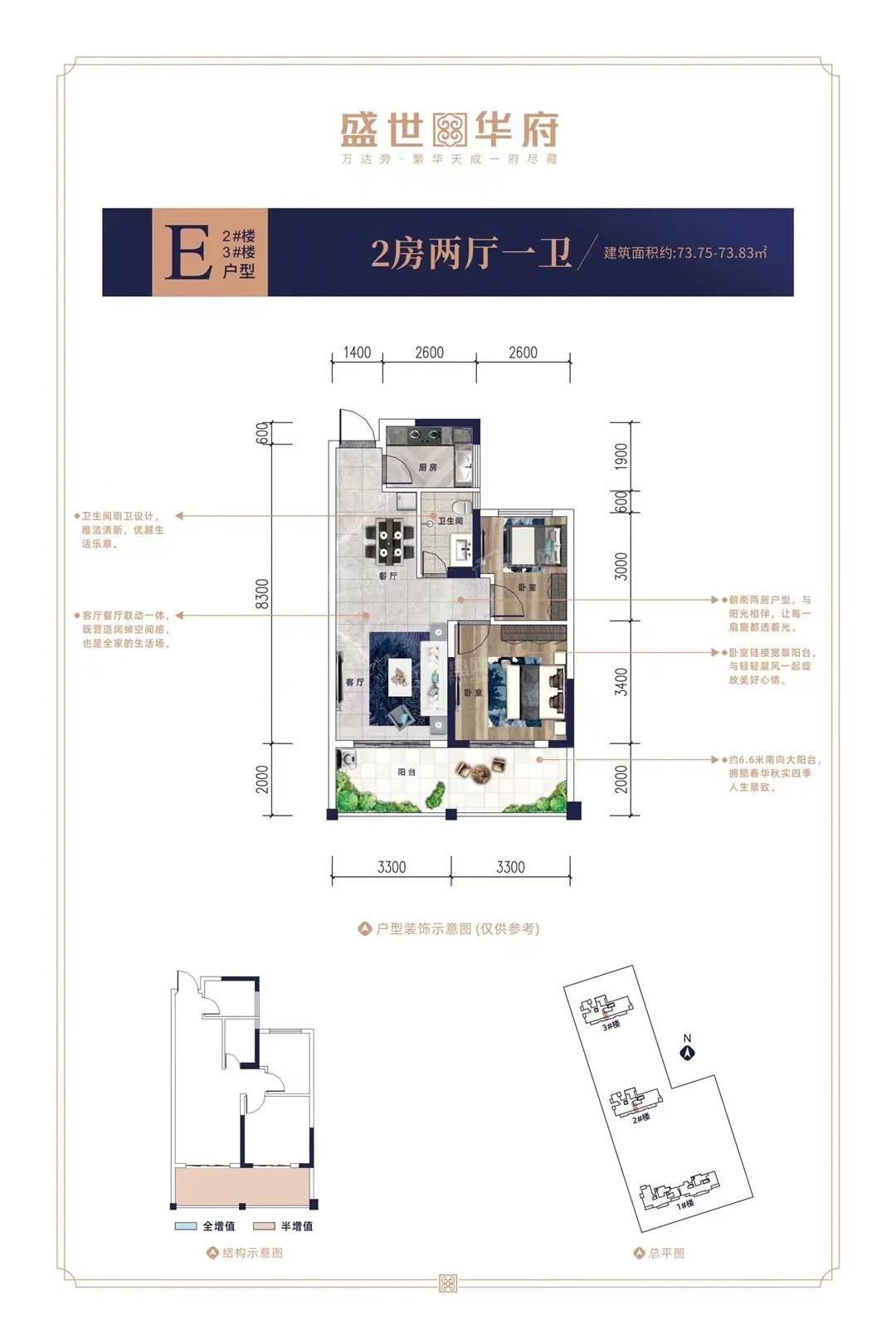 枣强盛世华府户型图图片