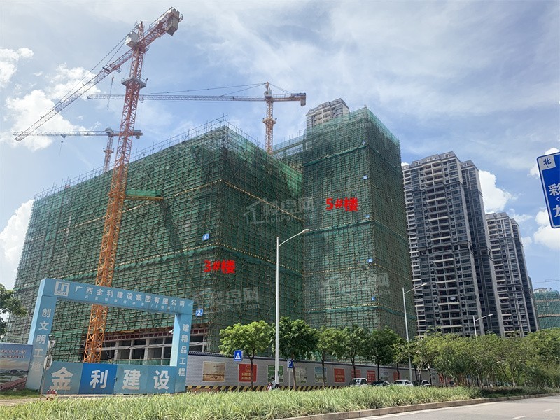 云星钱隆首府F地块3#5#楼工程进度（摄于2021-9-8）