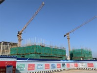 敏捷华宇锦绣江辰6#楼在建（摄于2021-9-8）