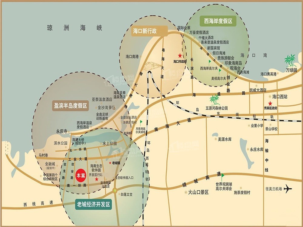 冠永凤凰城位置图