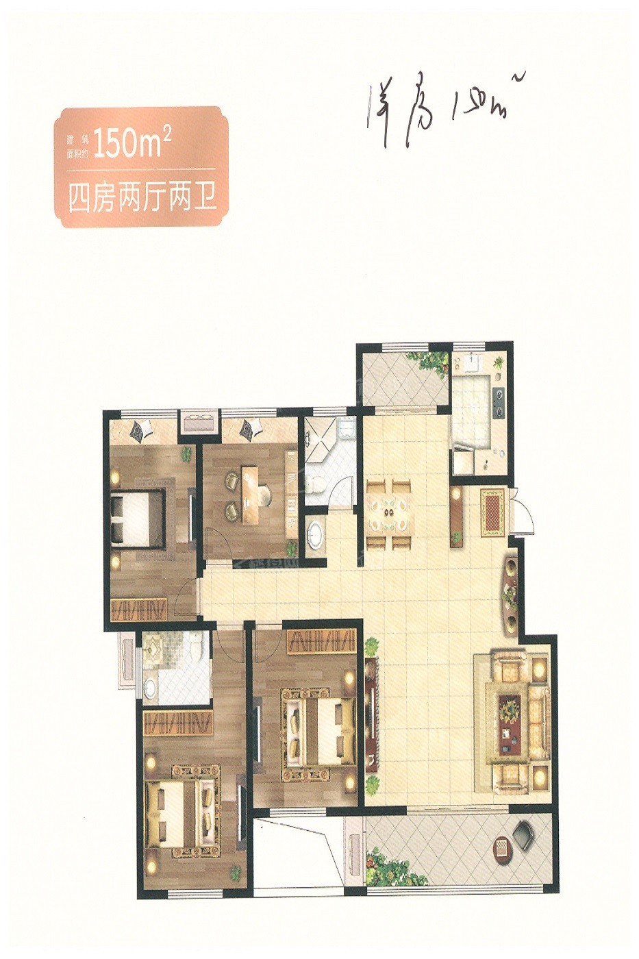 泰州银丰佳园3室2厅1卫户型图-泰州楼盘网