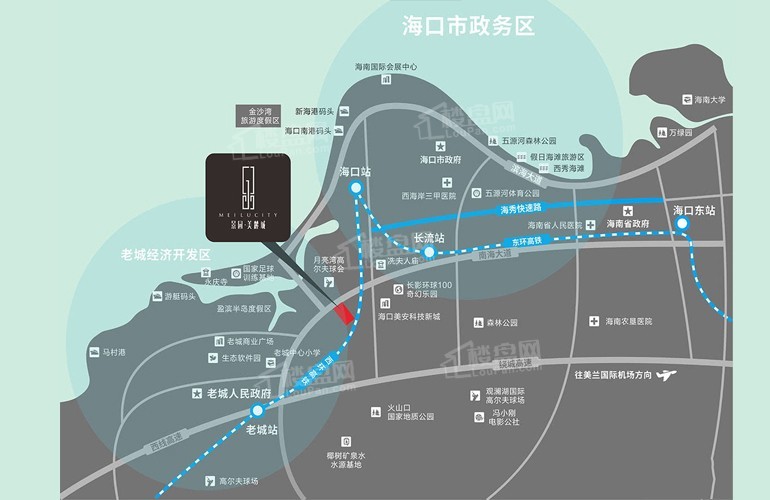 景园美麓城位置图