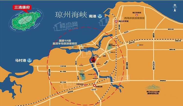 三清康府位置图