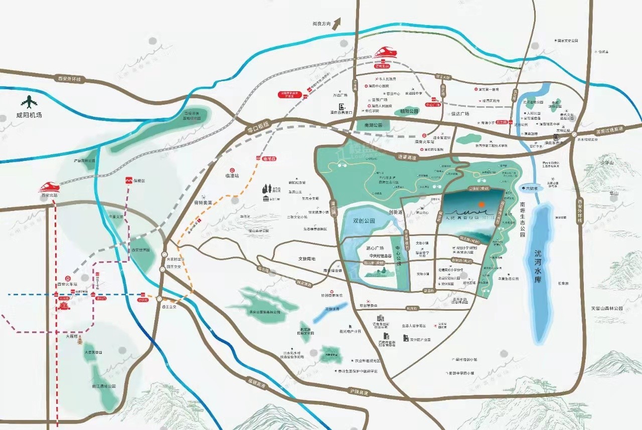 天朗富春原颂位置图