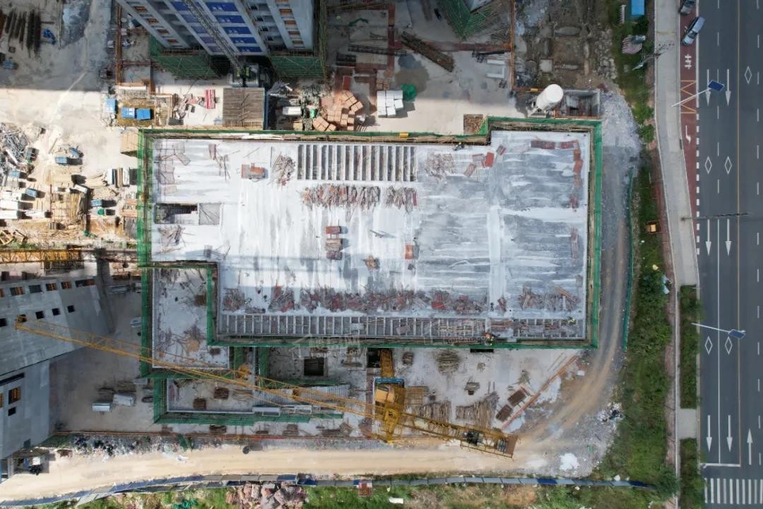 湖南建工·东玺台9月工程进度