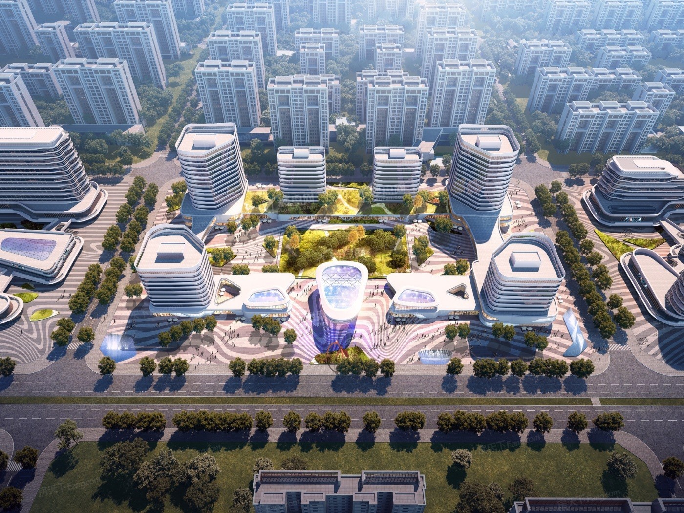 中铁·长春博览城效果图