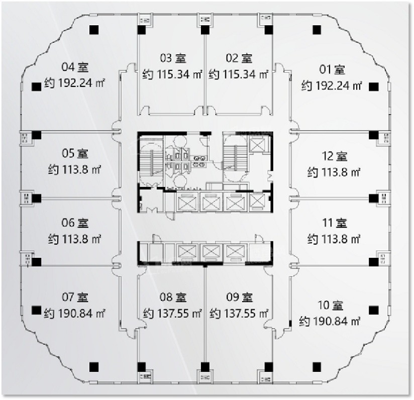 旋转小火锅平面图图片