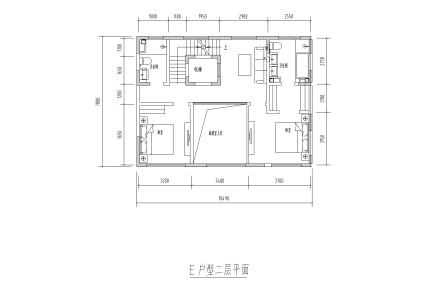 观唐云鼎户型图双拼：300平米