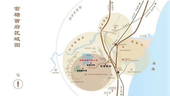 官塘首府位置图