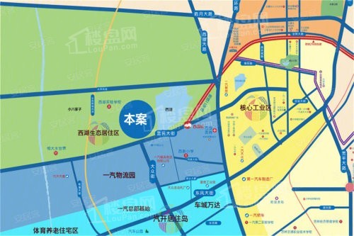 中铁逸境位置图