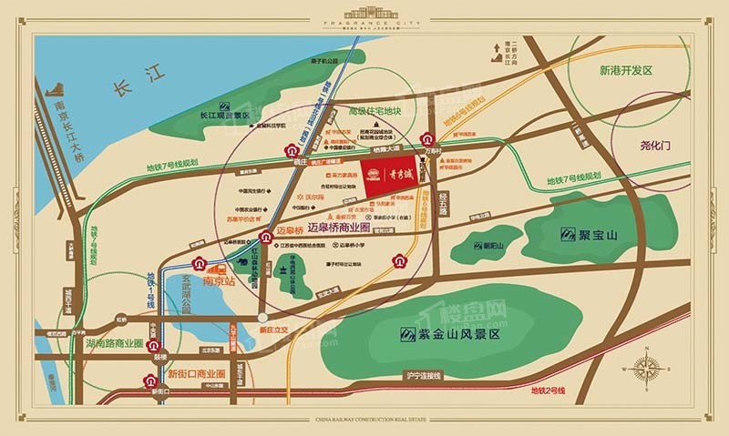 中铁青秀城地址及周边配套和交通图