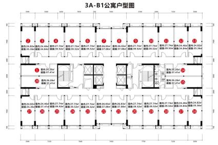 3A-B1公寓户型图