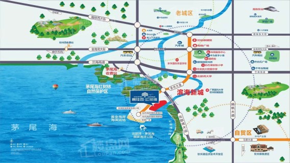 碧桂园红树湾位置图
