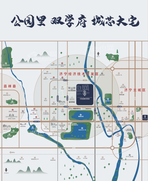 华地鸿顺·天泰城位置图