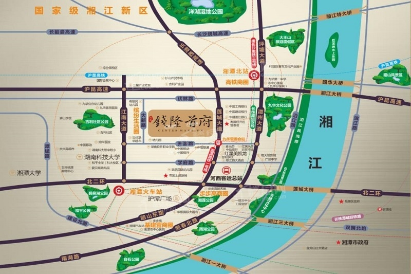 世茂福晟·钱隆首府区位图