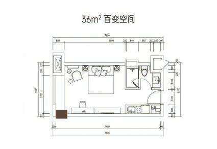 百变户型（带装修）