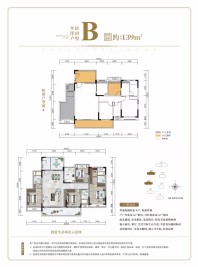 二期洋房B户型139㎡