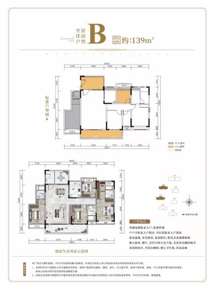 二期洋房B户型139㎡