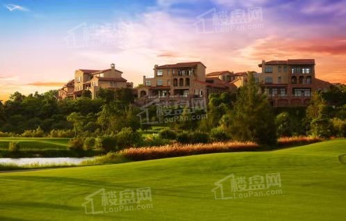 山海高尔夫卡维亚庄园别墅实景图