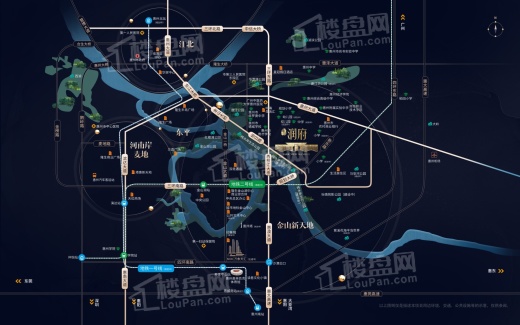 华润置地曦江润府位置图