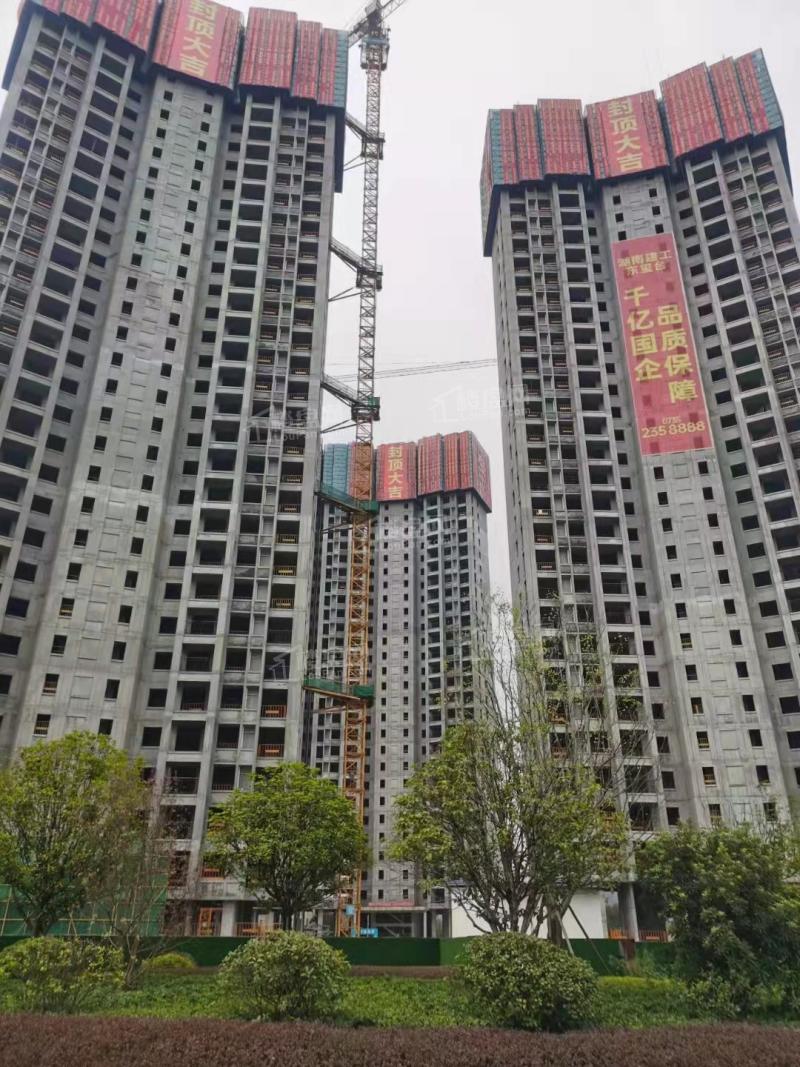 湖南建工东玺台2021年11月工程进度
