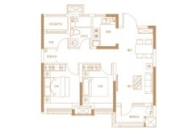 3室2厅1卫1厨， 建面79.00平米