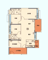 南国玉都户型图126㎡422