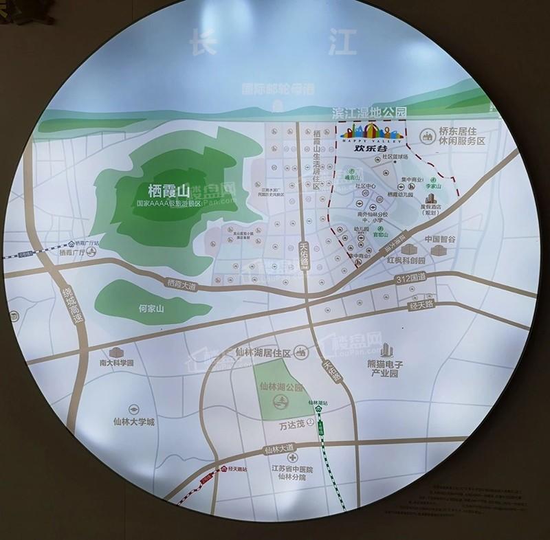 华侨城翡翠天域区位图