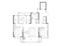 4室2厅2卫1厨， 建面135.00平米