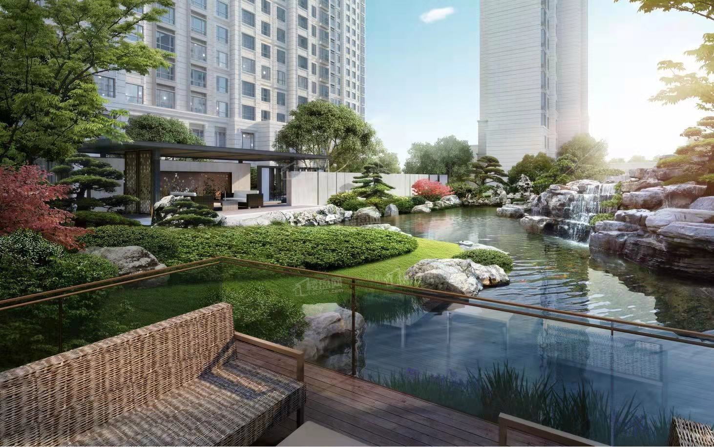 天保上城观景效果图