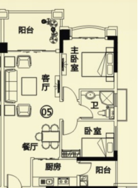 二期聚湖组团14座2梯05单位