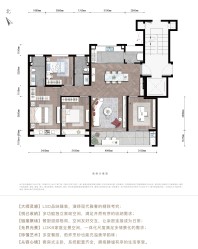 万科首开新悦光年135㎡户型图