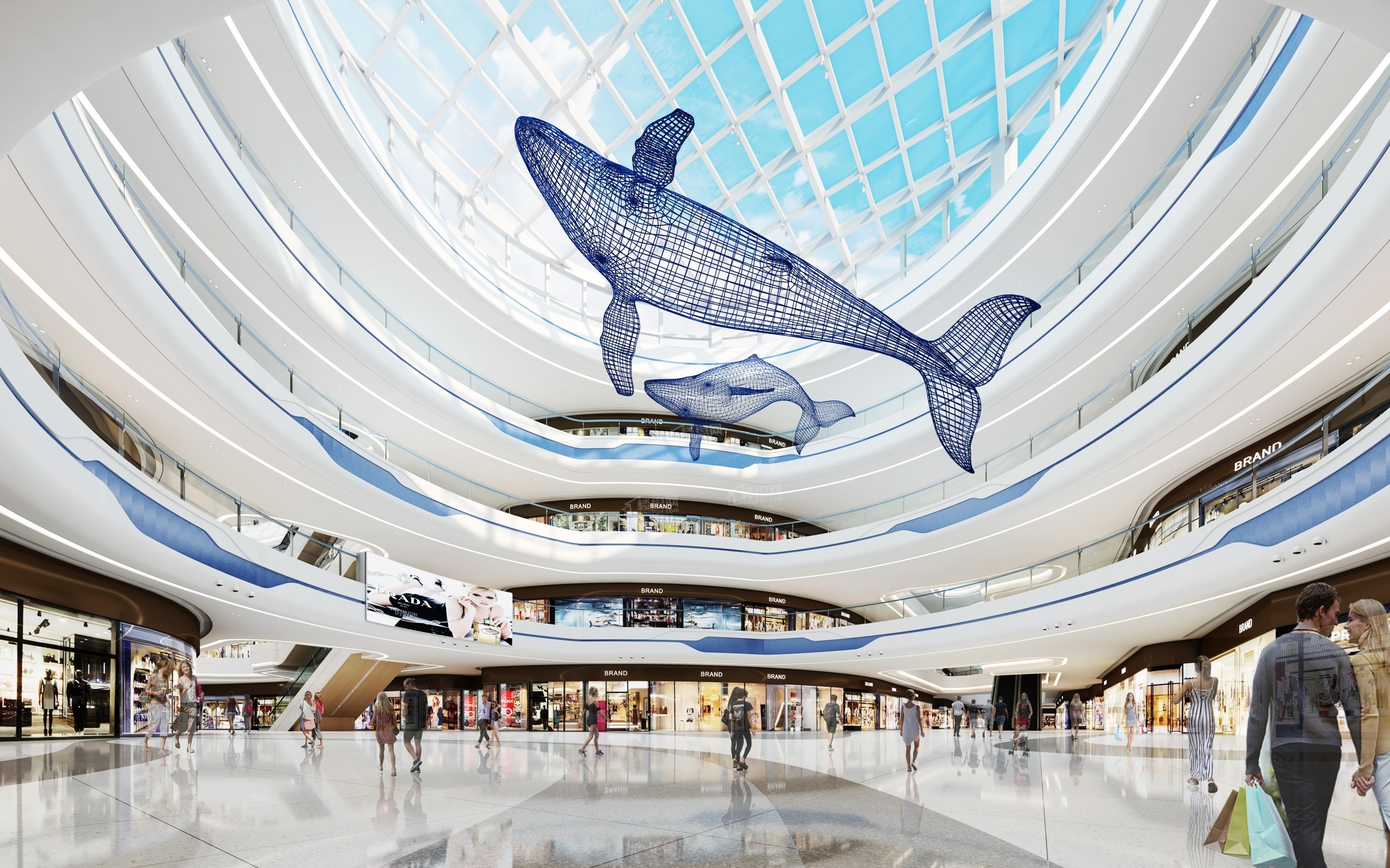 吾悦广场大中庭