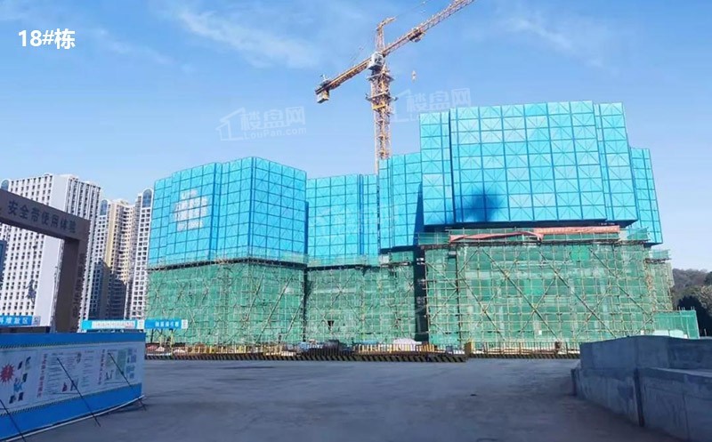 碧桂园凤凰台2021年12月工程进度