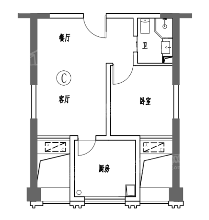 凤凰花城户型图3